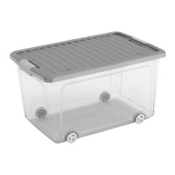 Curver - W Box L Transparant/grijs