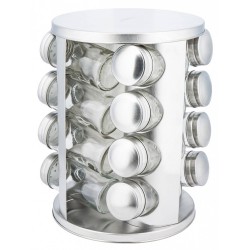 Kinghoff 4011 kruidenrek - RVS - 17-delig