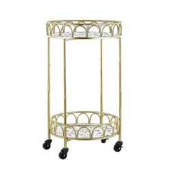 Beliani SHAFTER - Keukentrolley-goud-Ijzer