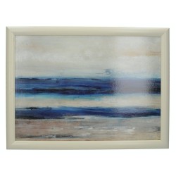 Creative Tops dienblad Blue Absract 44 x 34 cm hout wit/blauw