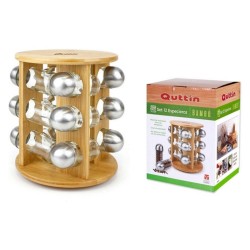 Kruidenrek van bamboe Quttin (12 pcs) (19 x 19 x 23 cm)