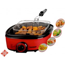 Telefunken Multifunktioneel kooktoestel met deksel 7-in-1 (1300W)