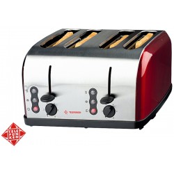 Telefunken Roestvrijstalen toaster 1500W (4 boterhammen)